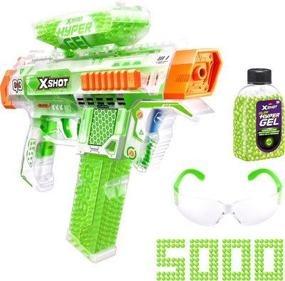 Бластер игрушечный Zuru X-Shot Hypergel. Glow In The Dark. Найтстрайкер / 36782