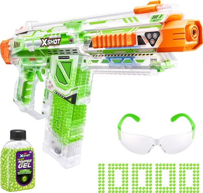 Бластер игрушечный Zuru X-Shot Hypergel. Glow In The Dark. Найтмер / 36783