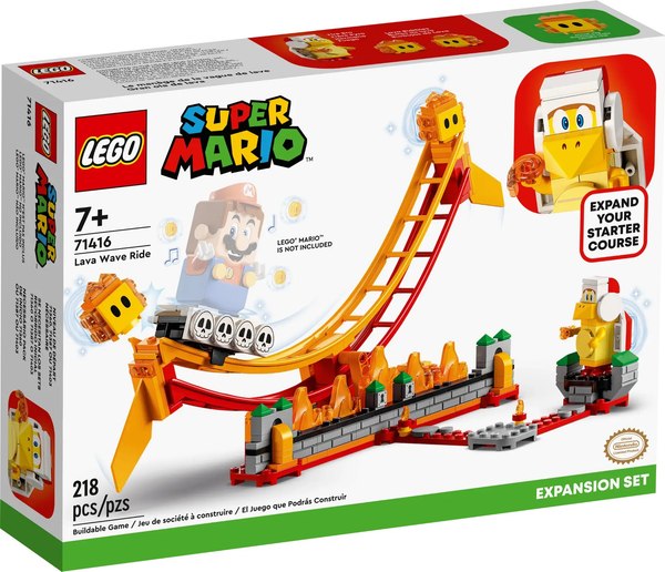 Конструктор Lego Super Mario Поездка на лавовой волне 71416
