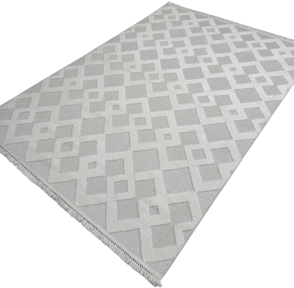 Ковер Radjab Carpet Поло Прямоугольник EN 261 / 12567RK (2.4x3.4, Cream)