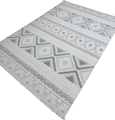 Ковер Radjab Carpet Поло Прямоугольник PL 273 / 12559RK (2.4x3.4, Cream/Grey) - 