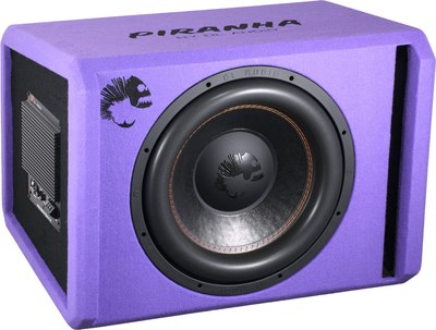 Корпусной активный сабвуфер DL Audio Piranha 15A V2 (фиолетовый) - 
