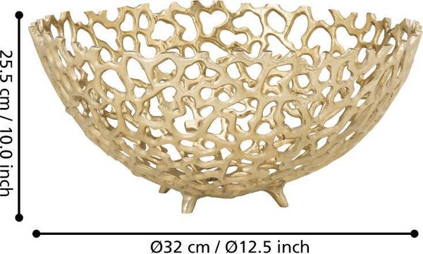 Декоративная тарелка Eglo Kimitsu 427497 (золото)