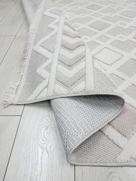 Ковер Radjab Carpet Поло Прямоугольник EN 256 / 12517RK (1.6x3, Cream/Beige)