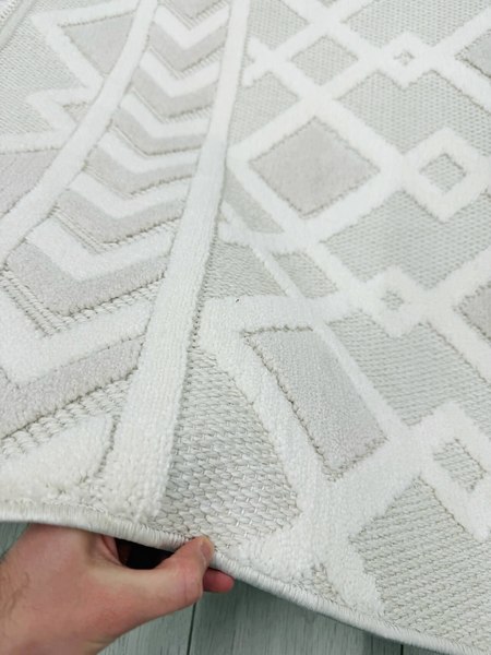 Ковер Radjab Carpet Поло Прямоугольник EN 256 / 12517RK (1.6x3, Cream/Beige)