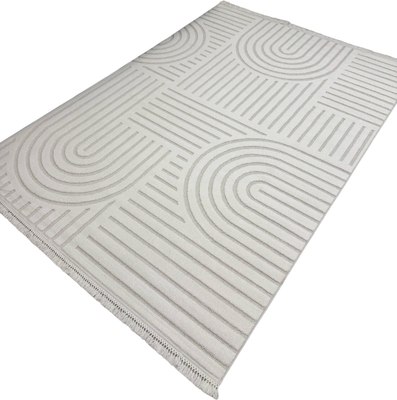 Ковер Radjab Carpet Поло Прямоугольник PL 255 / 12518RK (1.6x3, Cream) - 