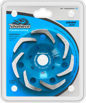 Алмазная чашка Diaforce Dinamic Basic 125х22.23мм / 20004B - 