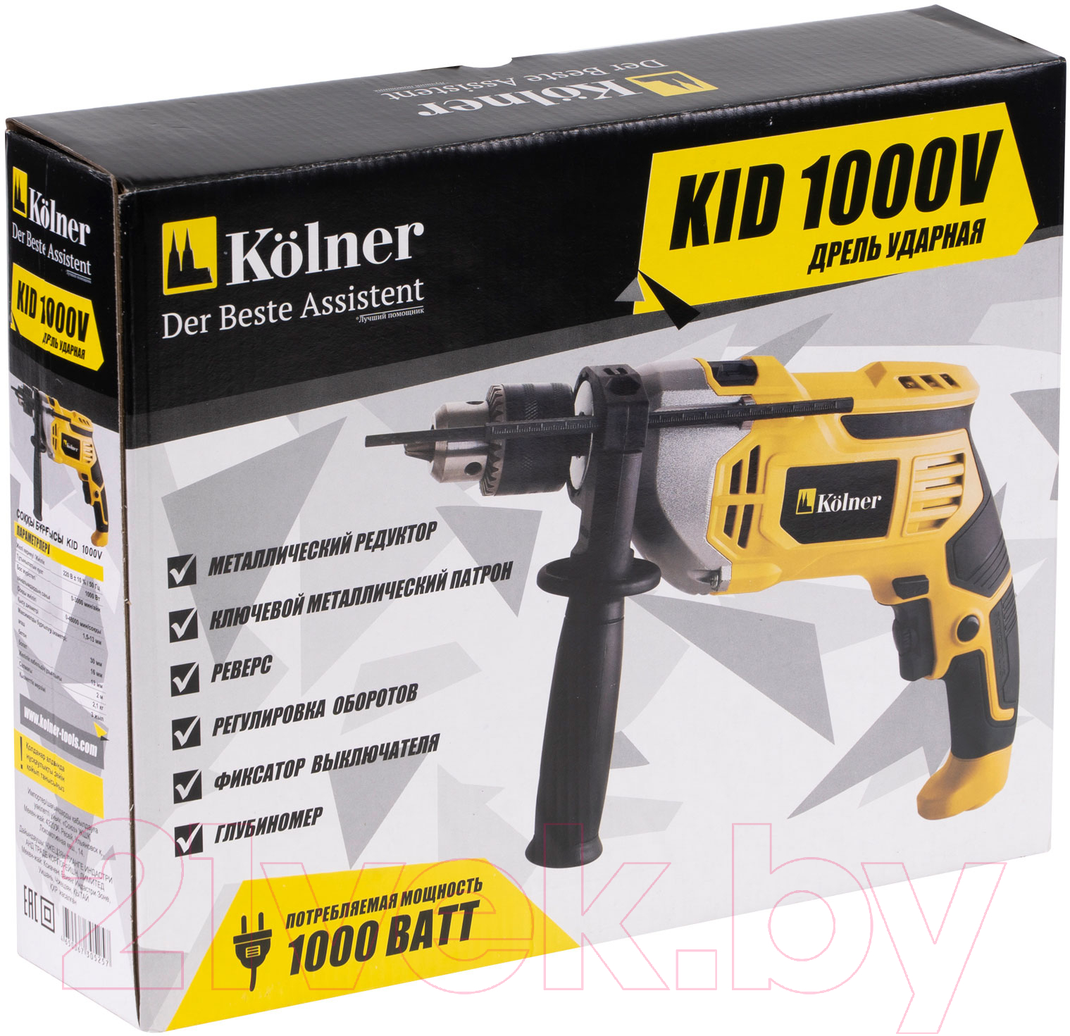 Дрель Kolner KID 1000V