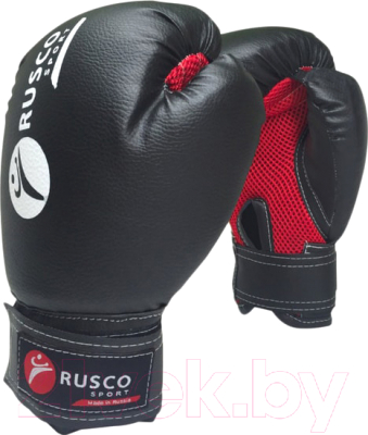 Боксерские перчатки RuscoSport 10oz (черный)