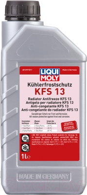 Антифриз Liqui Moly Kuhlerfrostschutz KFS 13 / 21139 (1л, красный)