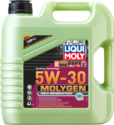 Моторное масло Liqui Moly Molygen New Generation DPF 5W30 / 21225 (4л)