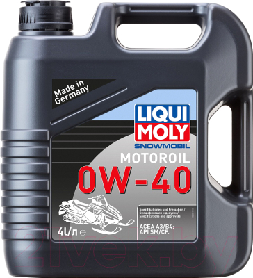 Моторное масло Liqui Moly Snowmobil Motoroil 0W40 / 2261 (4л)