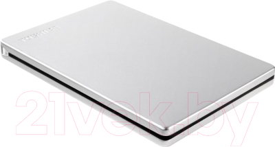 Внешний жесткий диск Toshiba Canvio Slim 1TB (HDTD310ES3DA) (серебристый)