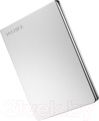 Внешний жесткий диск Toshiba Canvio Slim 1TB (HDTD310ES3DA) (серебристый)