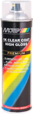 Лак MoTip 1K Clear Lacquer High Gloss / 04124 (0.5л, бесцветный)