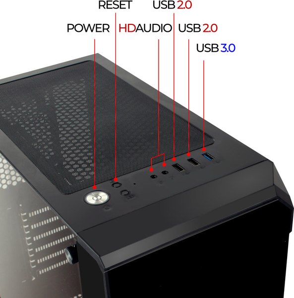 Корпус для компьютера Ginzzu CL320