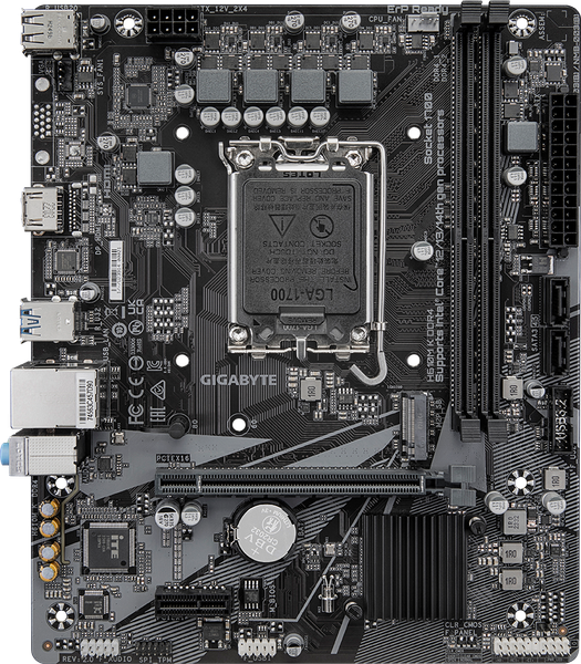 Материнская плата Gigabyte H610M K DDR4 rev. 2.0