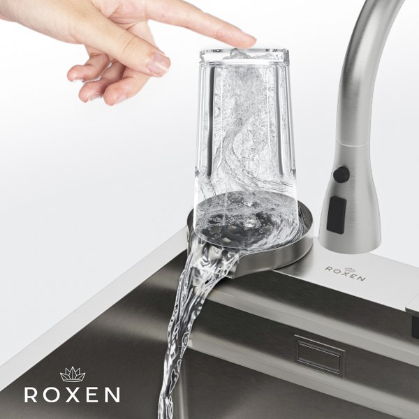 Купить Мойка кухонная со смесителем Roxen Stage Plus 560250-60-S в Барановичах