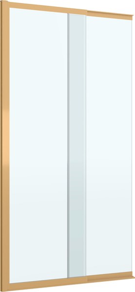 Стеклянная шторка для ванны Cezares SLIDER-FIX-VF-11-90/150-C-BORO