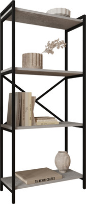 Стеллаж Allerd Rion 67.5x150 / 1040210500 (черный муар/бетон) -