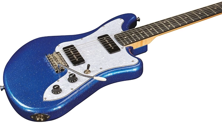 Электрогитара Eko Camaro VR 2-90 Blue Sparkle — фото 4