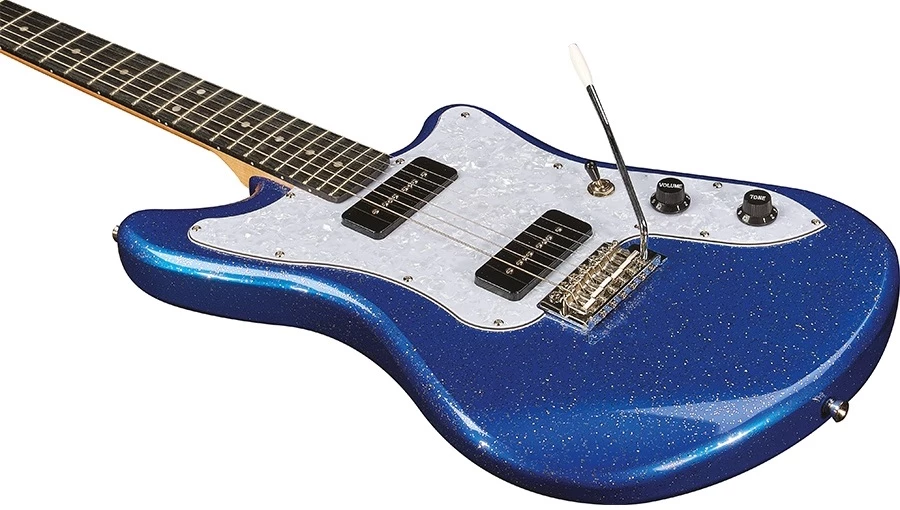 Электрогитара Eko Camaro VR 2-90 Blue Sparkle — фото 3