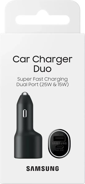 Адаптер питания автомобильный Samsung EP-L4020NBEGEU (черный)