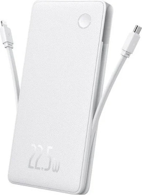 Портативное зарядное устройство Baseus Airpow Lite 10000mAh / P10067501213-00 (белый) - 