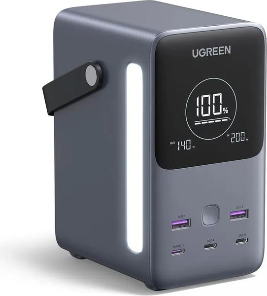 Портативное зарядное устройство Ugreen PB770 / 25286 (серый космос)