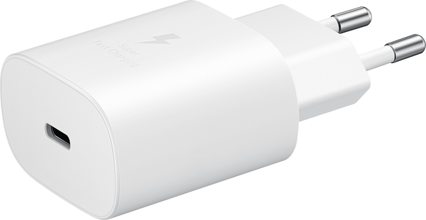 Зарядное устройство сетевое Samsung EP-TA800 с кабелем Type-C / EP-TA800XWEGWW (белый)