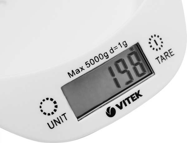 Кухонные весы Vitek VT-2400 (белый/зеленый)
