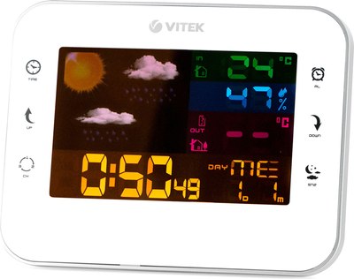 Метеостанция цифровая Vitek VT-6412 (черный) - 