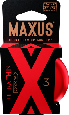 Презервативы Maxus Ultra Thin (3шт) - 