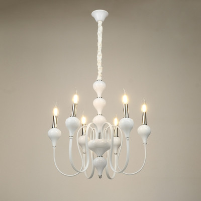 Люстра BayerLux Бергамо 10352939 (белый/хром) -