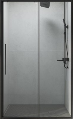 Душевая дверь Niagara Nova NG-34-10AGR 100x195 (графит/прозрачное стекло) - 