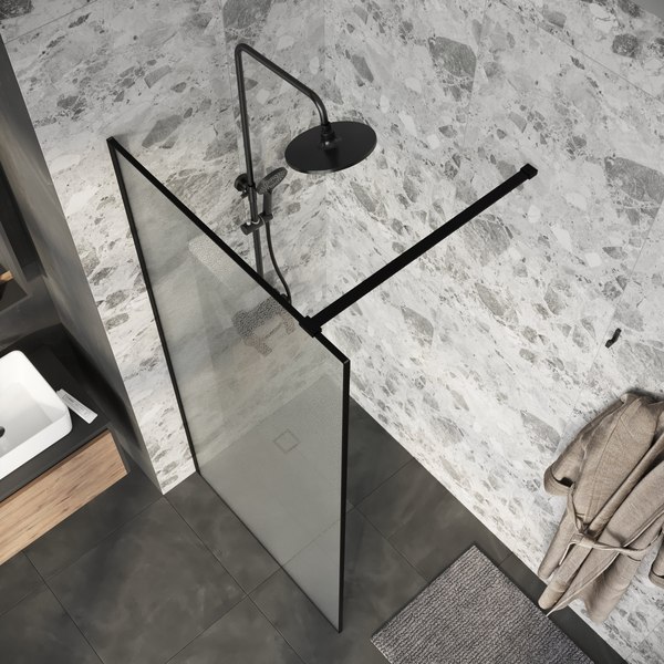 Купить Душевая стенка Niagara Nova NG-781-12BLACK 120x200 в Солигорске