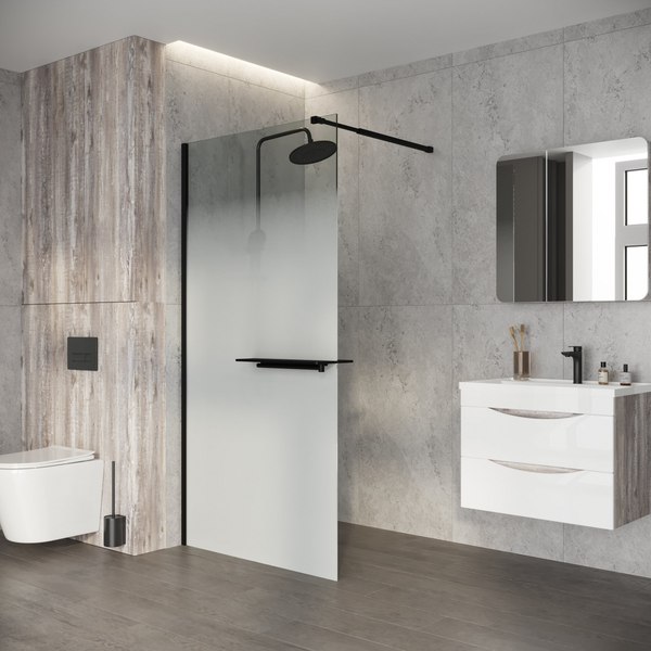 Купить Душевая стенка Niagara Nova NG-582-10BLACK 100x200 в Солигорске