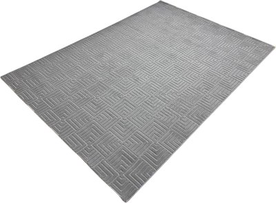 Ковер Radjab Carpet Сканди Сизаль Прямоугольник 10658A / 13034RK (2.4x3.4, Grey/Grey) - 