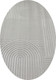 Коврик Radjab Carpet Моника Овал MC 402A / 12574RK (0.8x1.5, L.Grey) - 