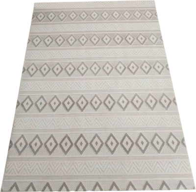 Коврик Radjab Carpet Сканди Сизаль Прямоугольник 10926C / 12253RK (0.8x1.5, Grii/Krem) - 