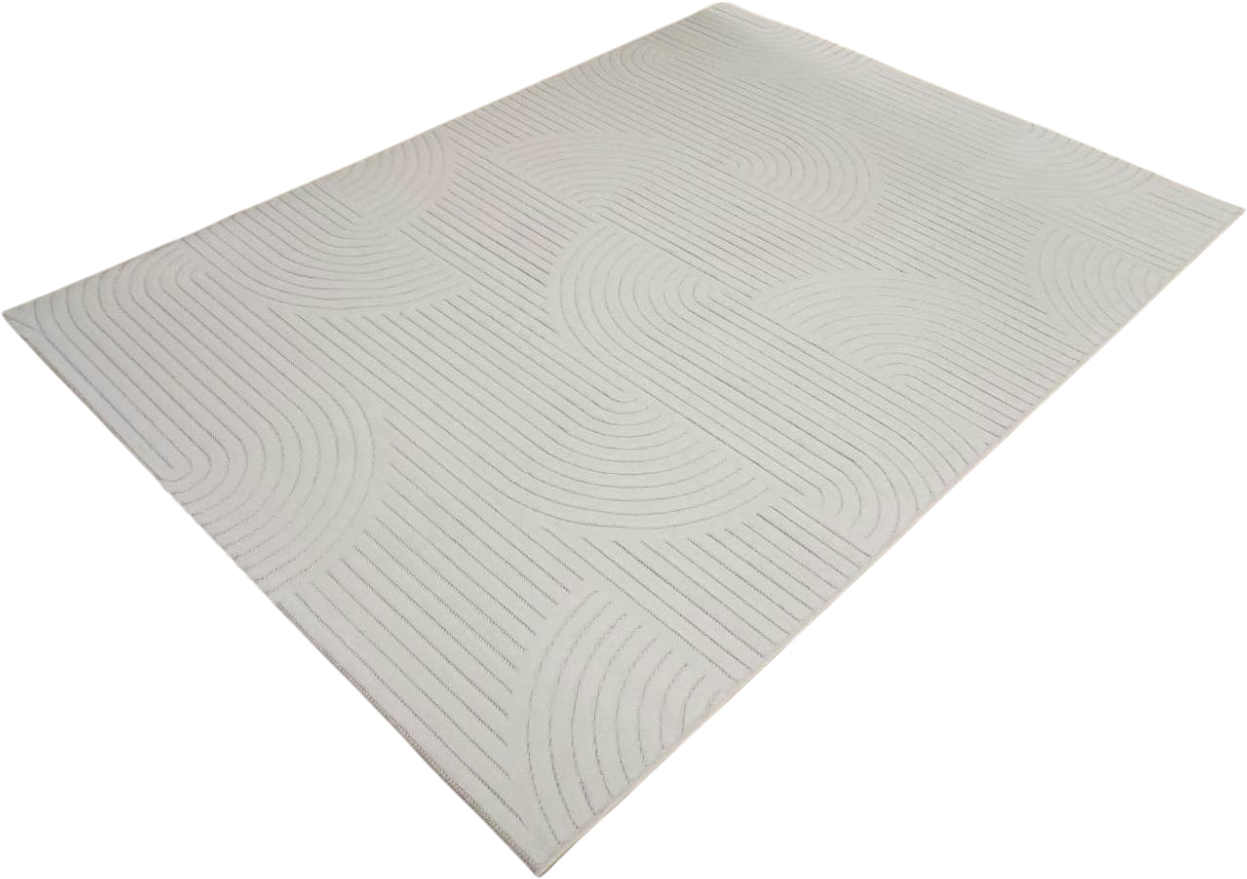 Ковер Radjab Carpet Сканди Сизаль Прямоугольник 10949A / 12213RK (0.8x1.5, Krem/Krem)