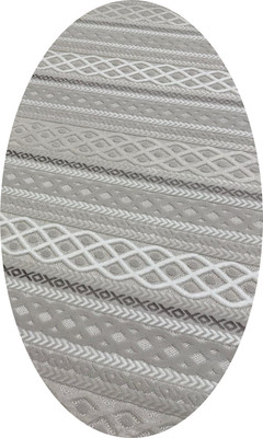 Ковер Radjab Carpet Моника Овал MC 385A / 12591RK (1.6x2.3, Light Beige) - 