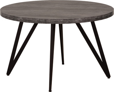 Обеденный стол Millwood Женева 2 D1200 120x120x75 (сосна пасадена/металл черный) - 