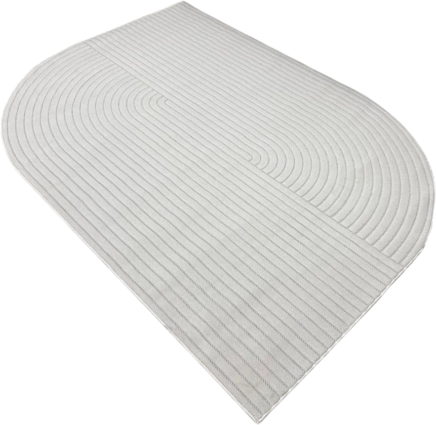 Ковер Radjab Carpet Сканди Сизаль Прямоугольник 10980A / 13055RK (1.6x2.3, Cream/Cream)