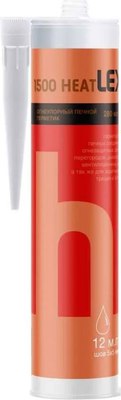 Герметик силикатный Bostik Печной Heat Lex 1500 (280мл, черный) - 