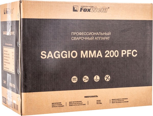 Сварочный аппарат FoxWeld Saggio MMA 200 PFC / 6785