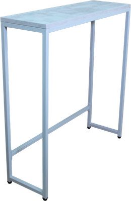 Консольный столик Allerd Rion 25x85 / 2050110200 (белый муар/энигма) - 