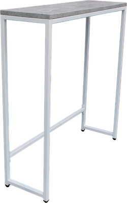 Консольный столик Allerd Rion 25x85 / 2050110500 (белый муар/бетон) - 