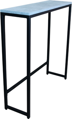 Консольный столик Allerd Rion 25x85 / 2050210500 (черный муар/бетон) - 