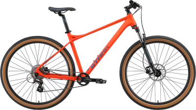 Велосипед STARK Hunter 29.2 2025 (M/17.5, оранжевый матовый/грозовой) -